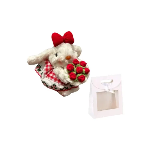 Mr. Toy Cute Cartoon Морская соль Синий Розовый Кластер Принцесса Подвесной Кролик Плюшевый Брелок 15 см Высота