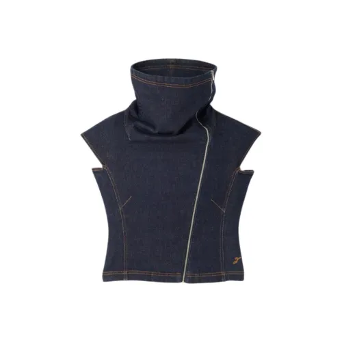 Jacquemus Морской синий Женские Джинсовые куртки