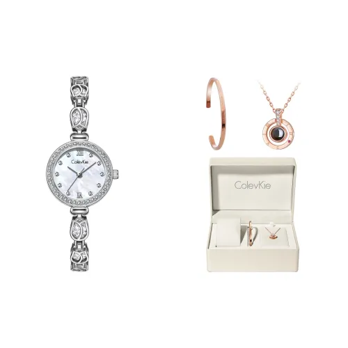 ColevKie Кварцевый механизм Женские часы Жемчужная раковина Циферблат с цветом