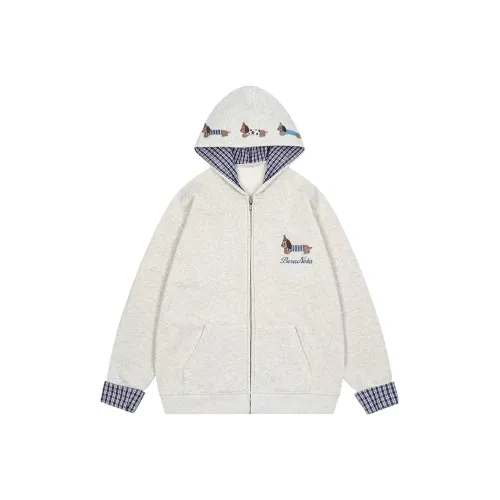 Wang Leshi Серый Женский Свитшот