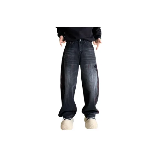 NRXX Черные Унисекс Джинсы