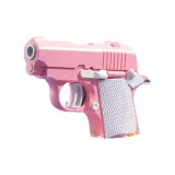 Розовый и белый 1911 огрызок-пистолет