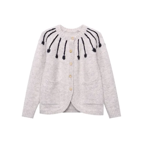 CHARM PICK Экрю Женская Трикотажная