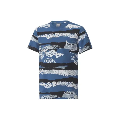 PUMA Blue Kids T-Shirts