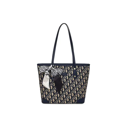 CREAM BEAR Вышивка Холст Плечевая сумка Стандартная Женская Многоцветная