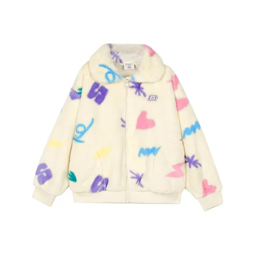 Skechers Happy Adventure Series Куртка Creativity Абрикос с принтом Детская