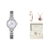 Белый корпус, серебряный стальной браслет (включает браслет и ожерелье)