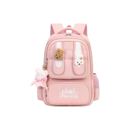 Gu Shang Lai Нейлон Рюкзак Маленький Детский Вишневый Цветок Розовый