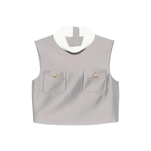 Self Portrait Серый Женские Майки