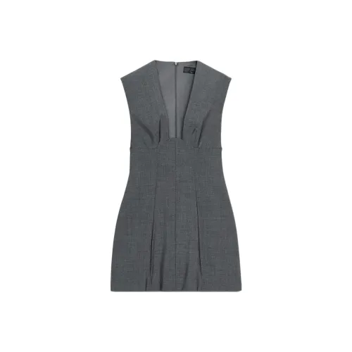 ZARA Темно-серый Женские Платья без рукавов