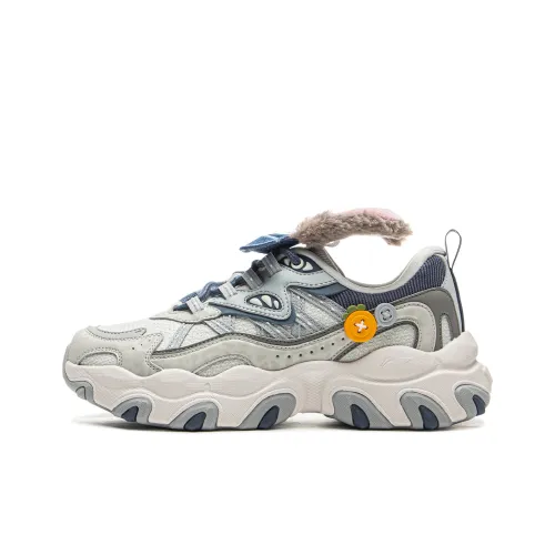 Подкладка Cat Paw Lite3 противоскользящий устойчивый к истиранию низкий топ кроссовки с толстой подошвой женские белый аква-синий