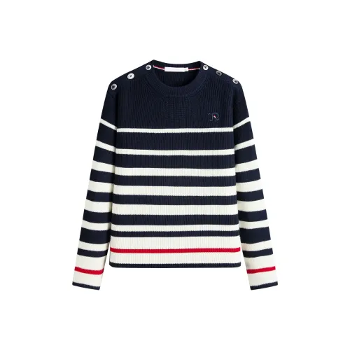 NAVIGARE Морской синий Белый Женский Трикотаж