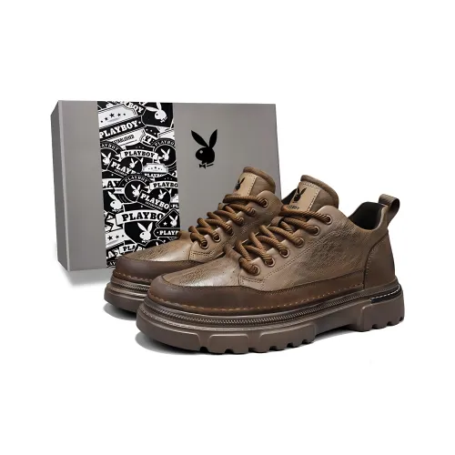 Playboy Slip-resistant Abrasion-resistant Lightweight Low Top Casual Shoes Men's