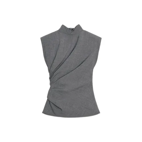 ZARA Темно-серые женские T-рубашки