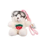 Белый Пилот Медвежонок [Клубничный Свитер]