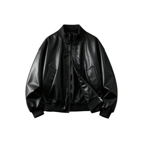 G.M BONNEY Кожа Куртка Унисекс