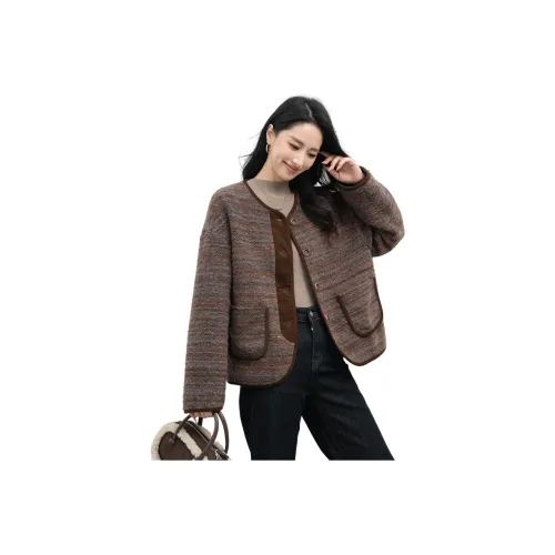 Shavani Осенний укороченный пальто женское