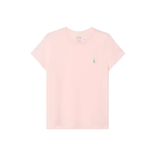 Polo Ralph Lauren SS25 Стандартная T-рубашка Женская Розовая