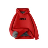 [Thickened и с флисовой подкладкой] Красный (Mf Mark Кит Акула Центральный логотип)