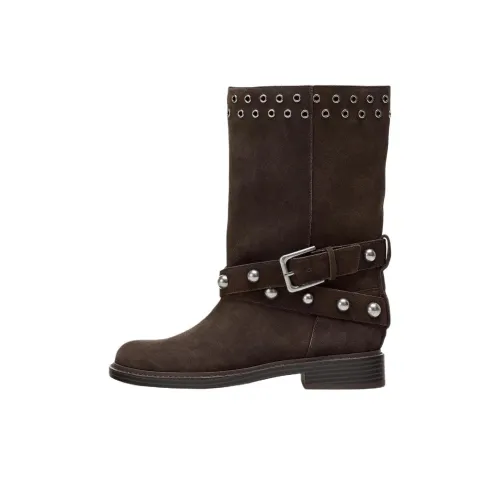 ZARA Ботильоны 3 см Женские Коричневый