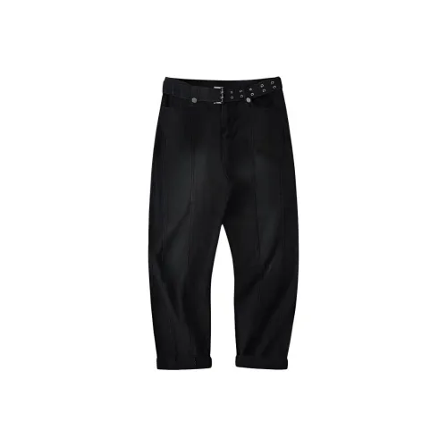 HATCHESSEL Z814 Черные Мужские Джинсы