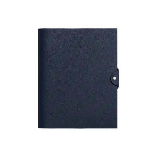 HERMES Ulysse Телячья кожа Защитный чехол Унисекс 7K BLEU Abysse Глубокое море Синий