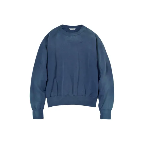 Auralee FW25 PRODUCT Окрашенный PIMA LIGHT Sweat P O T Shirt Men's