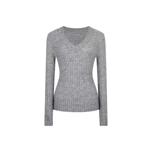 XIAOJUCHUANLI Серый Женский Трикотаж