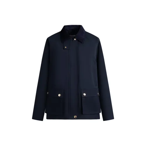 NAVIGARE Морской Синий Женский Тренч