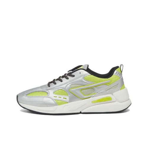 DIESEL S Serendipity Low Топ Повседневная обувь Мужская Серебристо-зеленая