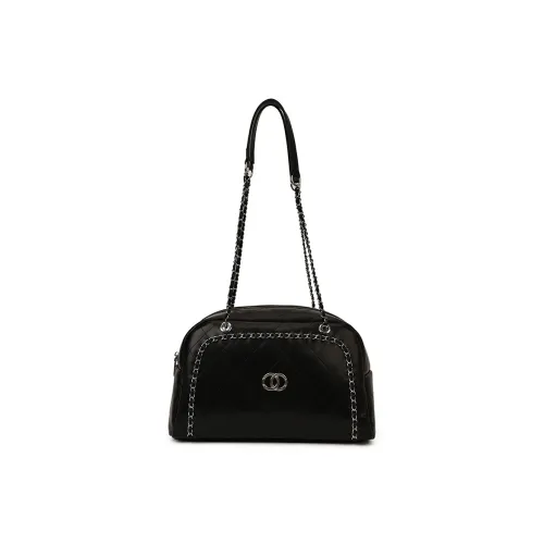 WRELS ПУ (полиуретан) Сумка через плечо Стандартная Женская Черная