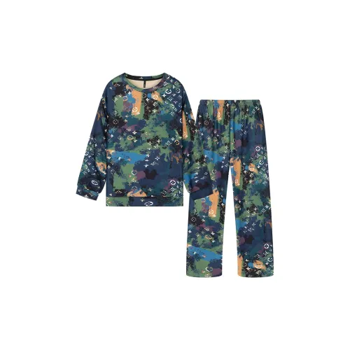 Gongdie Зеленый Мужской Пижамный Комплект