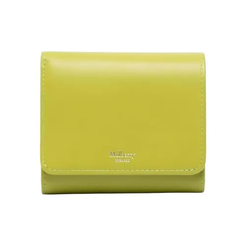 Mulberry Кошелек из коровьей кожи женский ярко-зеленый