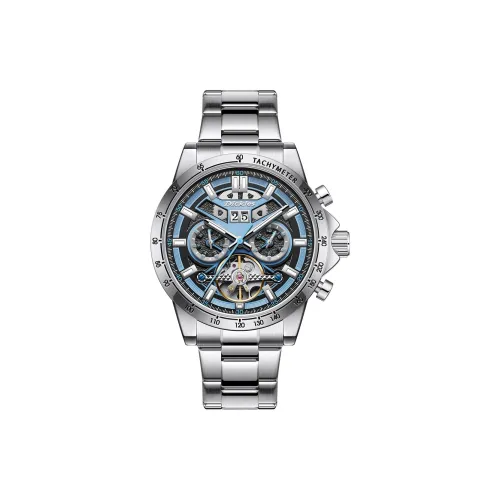 Dickies Workwear Outdoor Collection Механические наручные часы корпус из нержавеющей стали ремешок синий циферблат унисекс