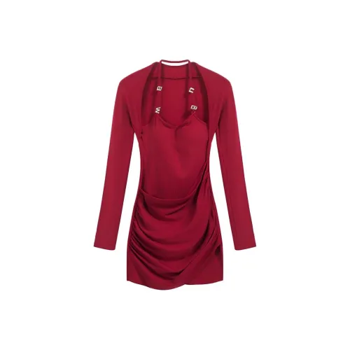 Local Gal Длинное платье с длинными рукавами женское