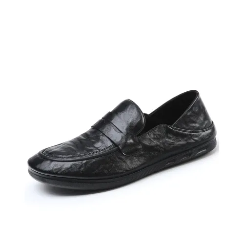 H2 Удобный Мягкий Повседневный Универсальный Модный Обувь Мужская Лоферы с Резиновым Отделением Мужская