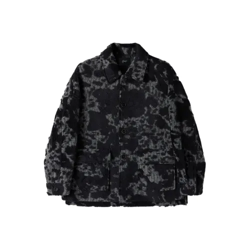 HERBEL Черное Мужское Пальто