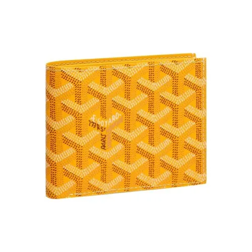 GOYARD SAINT FLORENTIN Холст и Кожа Кошелек Унисекс Желтый