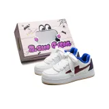 Белый Синий Mix (с флисовой подкладкой)