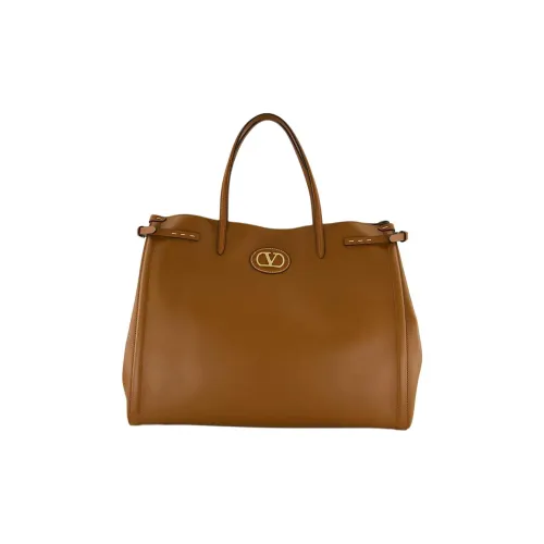 Valentino Garavani Телячья кожа Сумка Большая Женская Коричневая