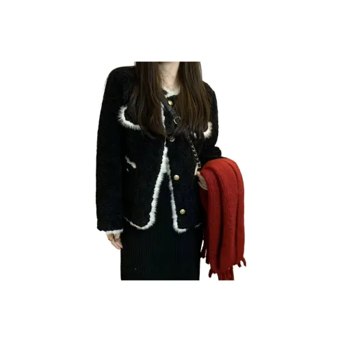 VINMUK Черный Унисекс Короткое пальто