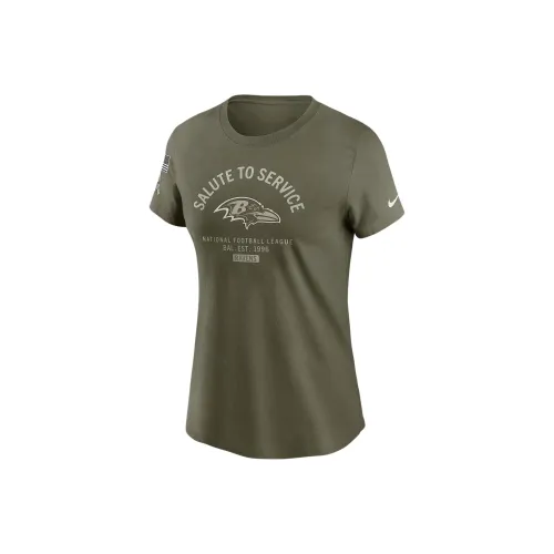 nike NFL Оливковые Женские T-рубашки