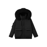 Black пуховая куртка-парка