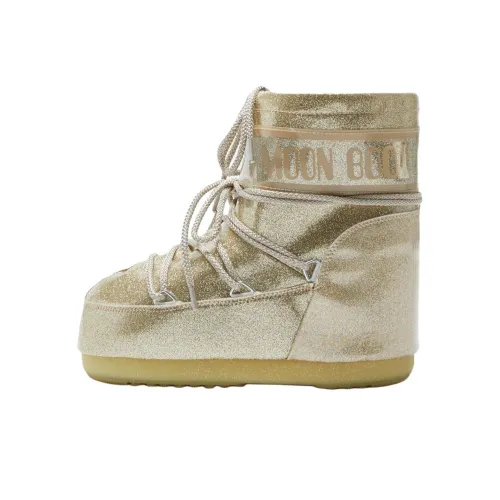 MOON BOOT Короткий сноубутс унисекс золотой