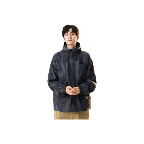 CCAABB Черный Серый Унисекс Куртки