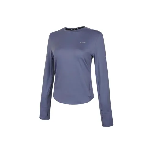 nike Swift UV Синий Женские T-рубашки