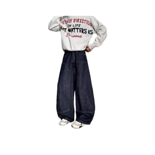 TONYBEAR Черный Унисекс Джинсы