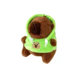 Капибара Зеленая Толстовка-Капибара Вышивка