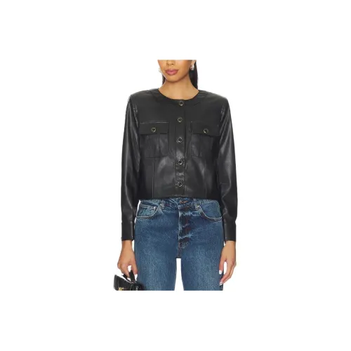PAIGE Черные Женские Кожаные Куртки
