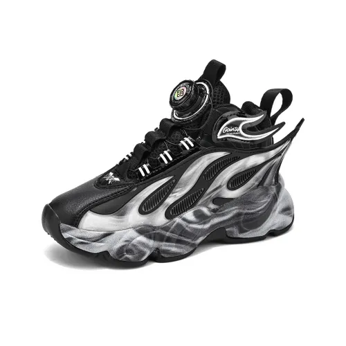 Трансформеры устойчивые к истиранию дышащие противоскользящие анти-KICK MID детский баскетбольный топ подростковые кроссовки